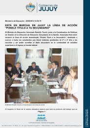 ponele tÃ­tulo a tu secundario - Gobierno de la Provincia de Jujuy