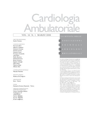 ARCA Associazioni Regionali Cardiologi Ambulatoriali
