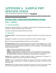 Fume Hood Testing Specifications - NEBB