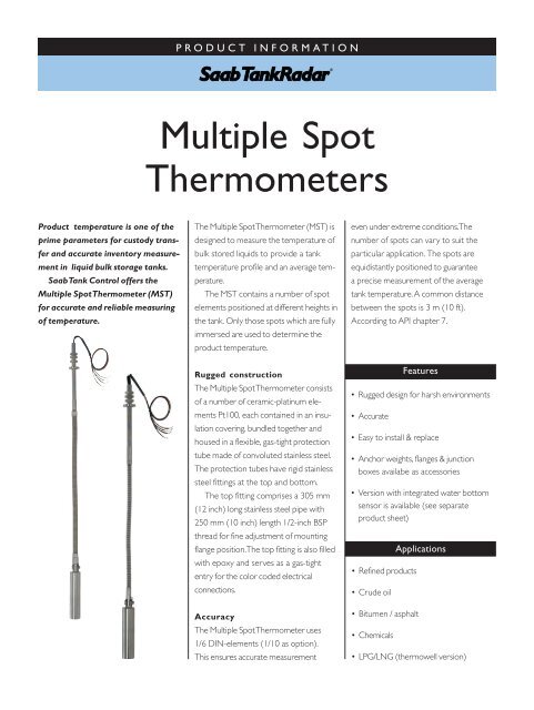Multiple Spot Thermometers