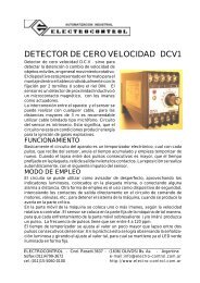 DETECTOR DE CERO VELOCIDAD DCV1