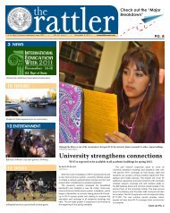 The Rattler November 9, 2011 v. 99 #5 - St. Mary's University