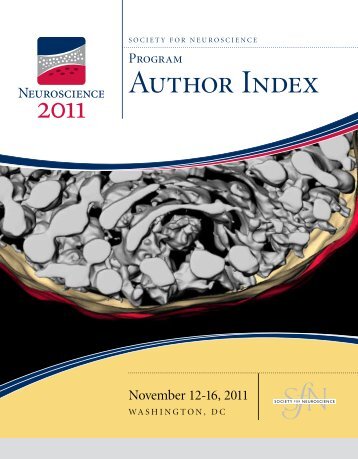 Author Index - Society for Neuroscience