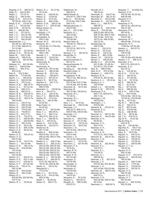 Author Index - Society for Neuroscience