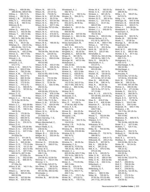 Author Index - Society for Neuroscience