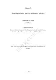 Chapter 3 Measuring biophysical quantities and the use of ... - TEEB