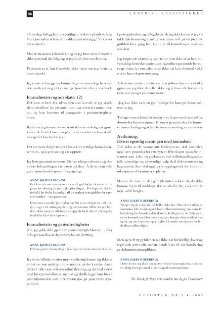 5. utgave av Utposten 2005 (PDF-format)