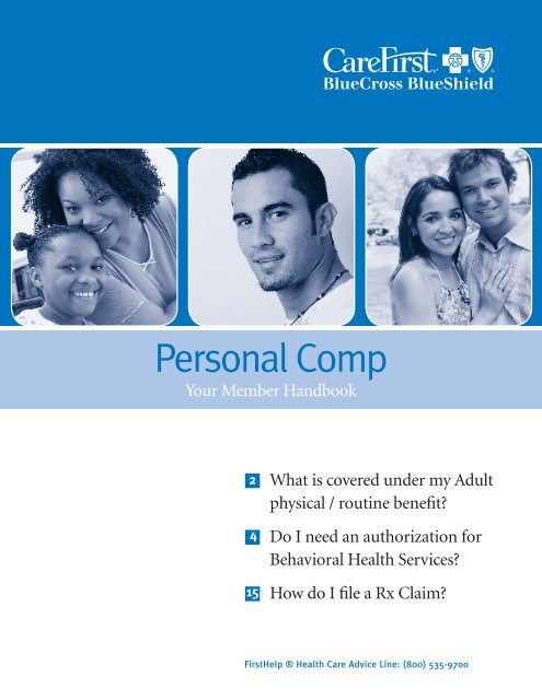 Carefirst evidence of coverage booklet caresource just4me customer service