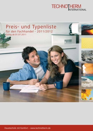 Preis- und Typenliste - technotherm