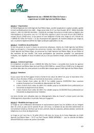 Règlement du Jeu - Crédit Agricole Sud Rhône Alpes