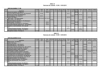 SPECIALIZAREA T.C.M. ANUL III SPECIALIZAREA N.S.N. ... - IMST