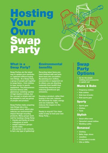 Swap Party Guide General - National Recycling Week - Planet Ark