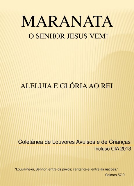 Louvores, PDF, Jesus