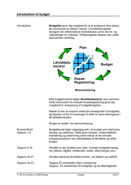2. Likviditets- og driftsbudget - DLBR IT