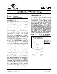 AN849 Basic PICmicro Oscillator Design - Microchip