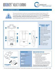 Intensity™ Select Combo unit - Current Solutions LLC