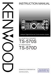 Kenwood - TS-570S/D User manual - RadioManual.eu