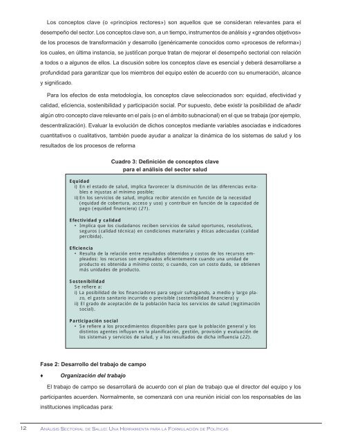 Analisis del Sector Salud - Herramienta para viabilizar la - Centro de ...