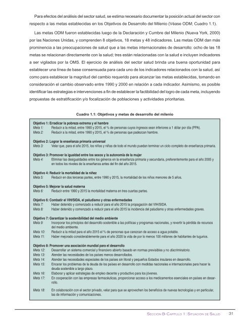 Analisis del Sector Salud - Herramienta para viabilizar la - Centro de ...