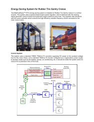 MaxFuelSaver, the Fuel Efficient RTG Control - Tmeic.com