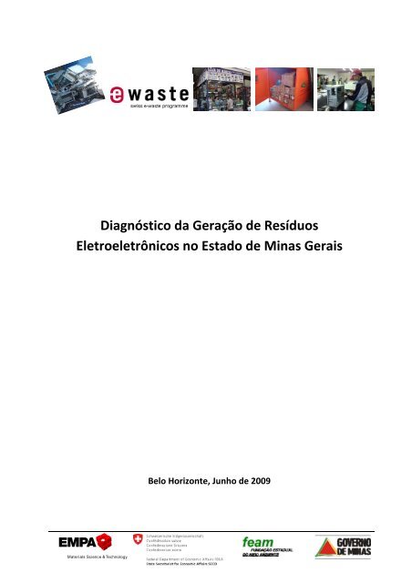 Diagnóstico da Geração de Resíduos Eletroeletrônicos no Estado ...