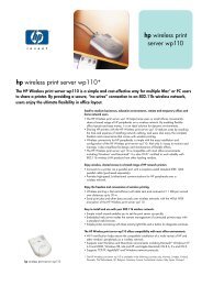 hp wireless print server wp110 hp wireless print server ... - Alsys Data