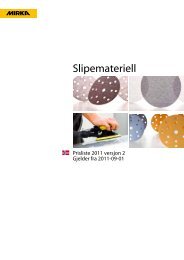 Slipemateriell - Mirka