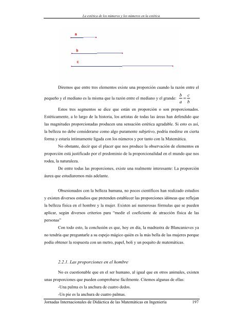 La estética de los números - Universidad Politécnica de Madrid