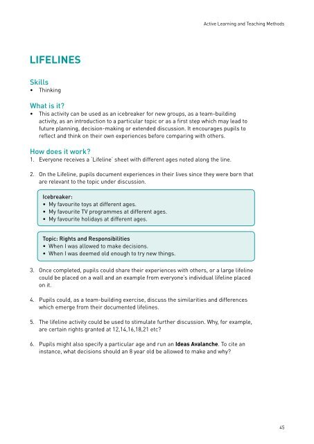 Active Learning and Teaching Methods for Key Stage 3 - Northern ...