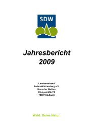 Jahresbericht 2009 - Schutzgemeinschaft Deutscher Wald