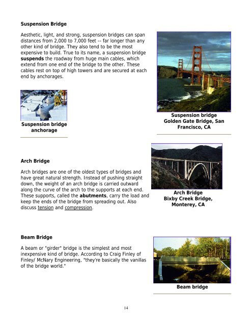 Bridge Building: Focus: Structural Engineering Grades - Educational ...