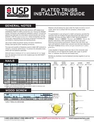 Plated Truss Installation Guide - USP Connectors