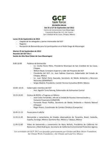 ReuniÃ³n anual - GCF