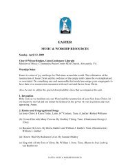 EASTER - The African American Lectionary