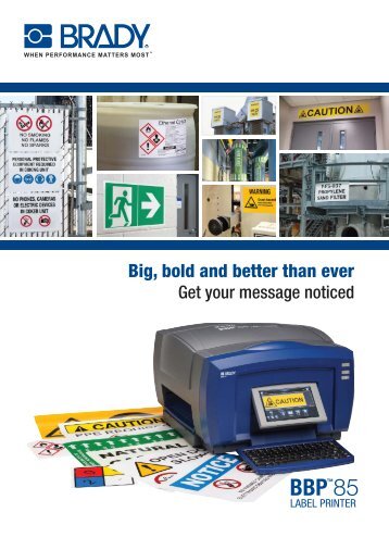 Brady BBP-85 - I-Label