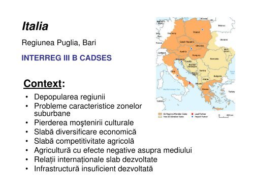 Proiecte de succes din Italia - CSN Meridian