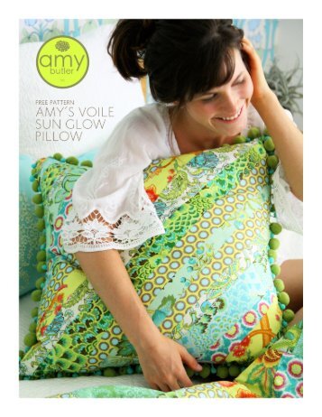 Amy's Voile Sun Glow Pillow - Amy Butler