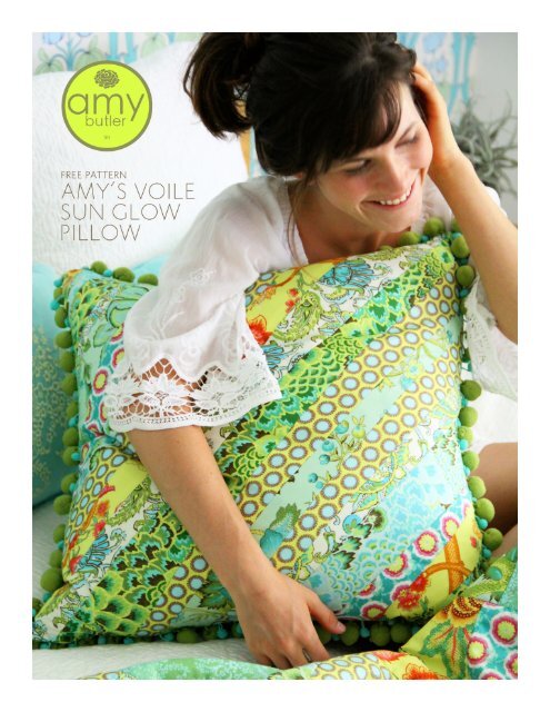 Amy S Voile Sun Glow Pillow Amy Butler