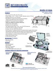 RHRV-S100A - Reversomatic