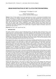 Laboratory Soete – 2010 - SCAD - 5th International Conference on