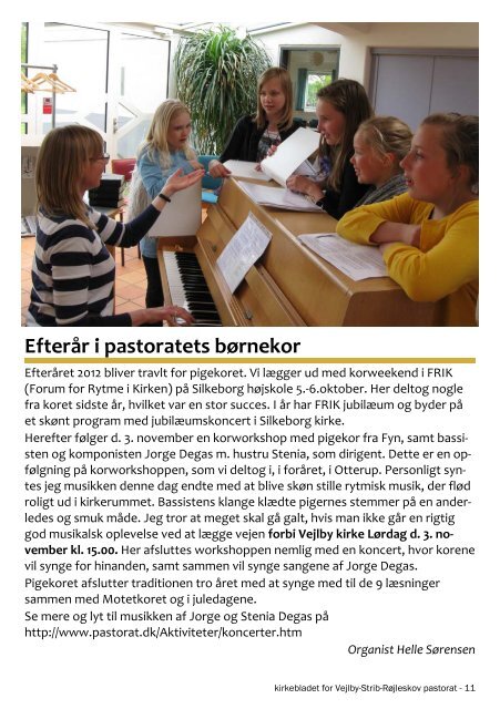 EfterÃ¥r 2012 (Kristine) - Vejlby-Strib-RÃ¸jleskov pastorat