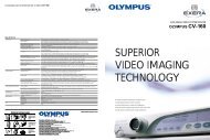 Sales Brochure: CV-160 EVIS EXERA Video System Center