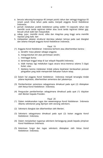 UU 29 tahun 2004 tentang Praktik Kedokteran - Dikti