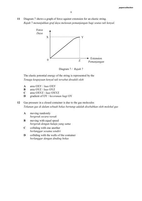 PHYSICS - Trial Paper Collection