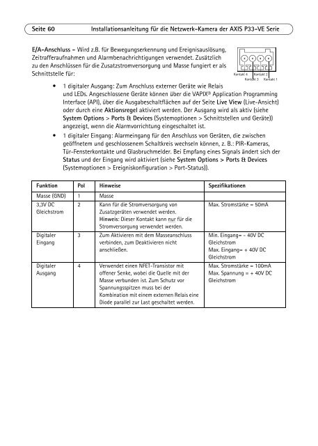 Axis P3367-VE Installation Guide - Use-IP