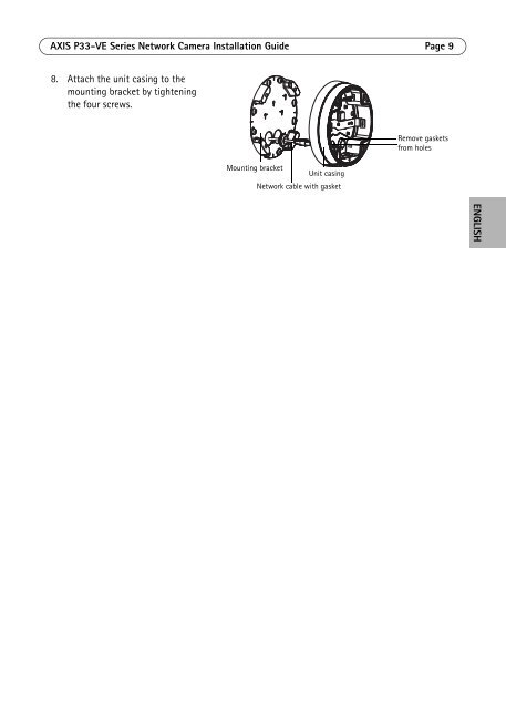 Axis P3367-VE Installation Guide - Use-IP