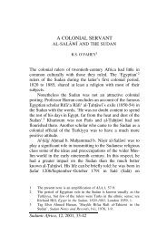 A Colonial Servant: Al-Salawi and the Sudan