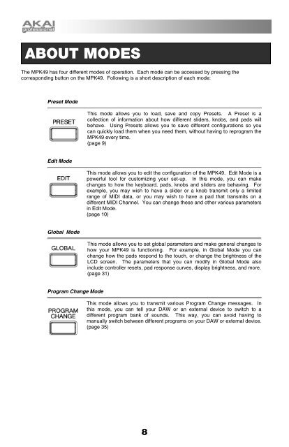 MPK49 Operator's Manual - rev1.1 - Just Music