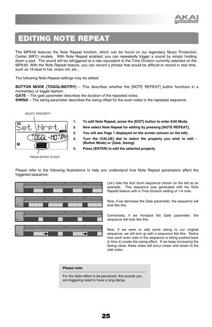 MPK49 Operator's Manual - rev1.1 - Just Music
