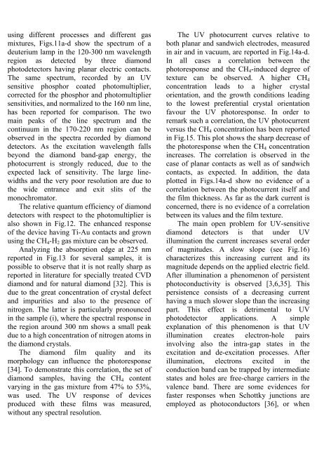 Diamond-based UV and soft X-ray photodetectors E. Pace Dip. di ...